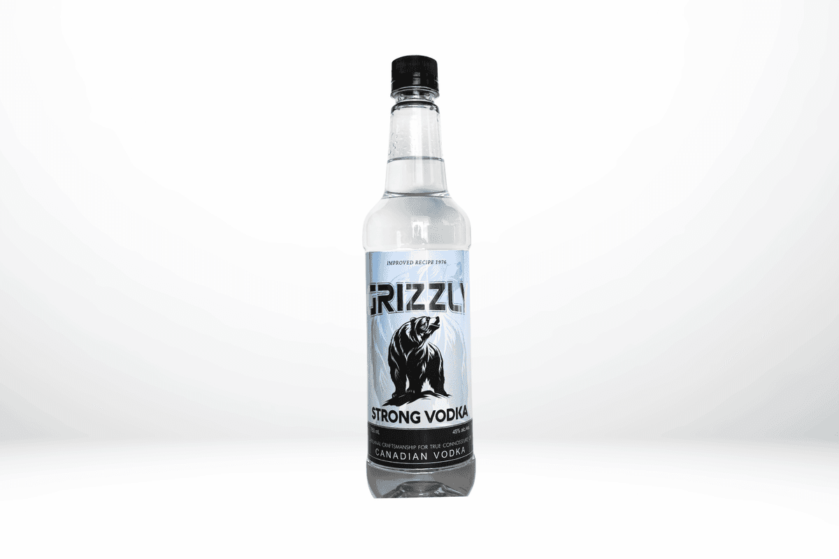 Grizzly Strong Vodka (45%alc.vol.750ml) PET Bottle