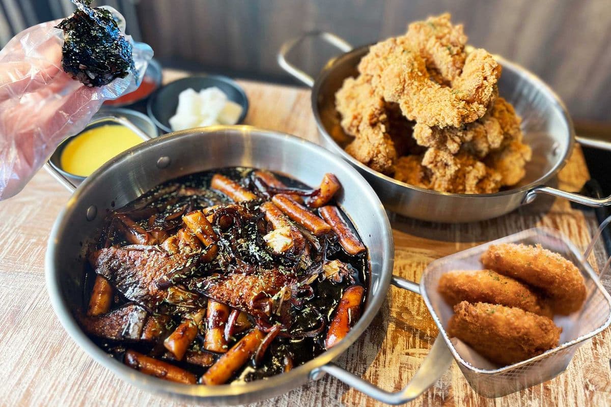 [Jjajang C] Jjajang Tteokbokki + Fried Chicken + Croquettes or Self-Rice Balls