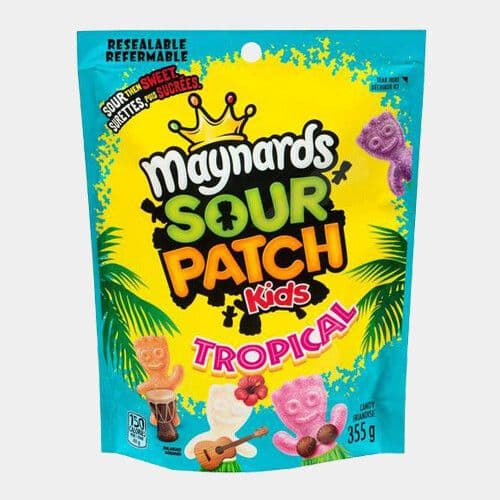 Maynards Sour Patch Kids Tropical candy (355g) / Maynards Sour Patch Kids Tropical Candy (355g)