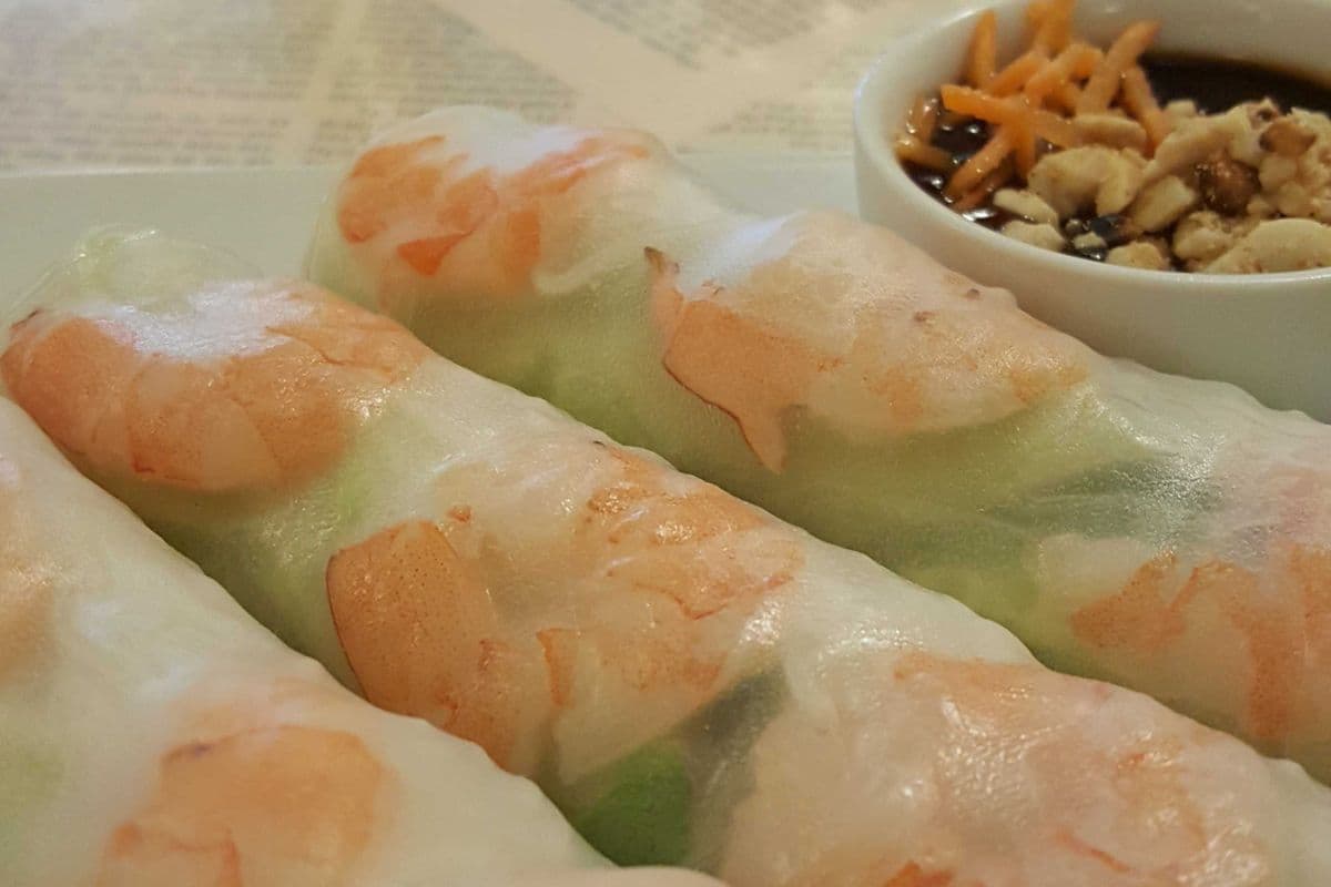 4A. Shrimp Salad Rolls - Not Deep Fried