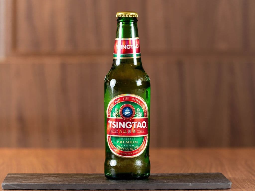 TsingTao Lager, 330ml bottle beer (4.8% ABV)