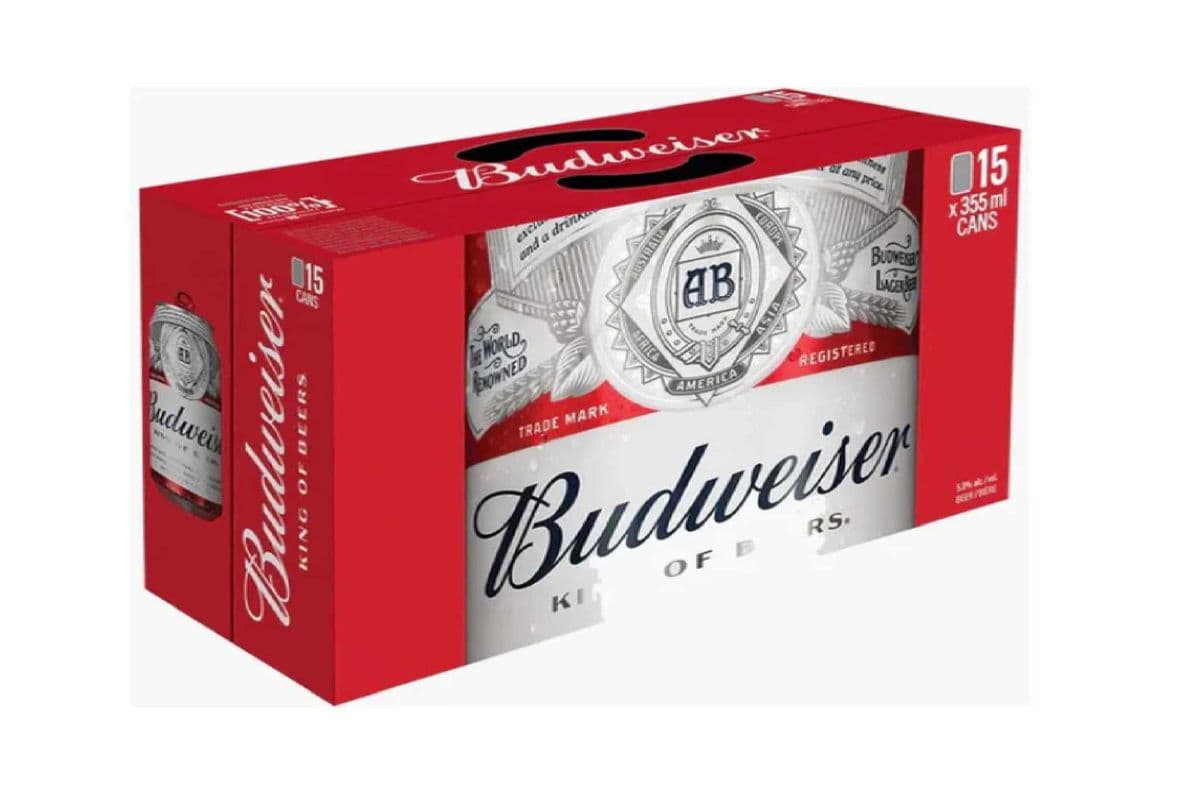 Budweiser (15 x 355 ml Cans)