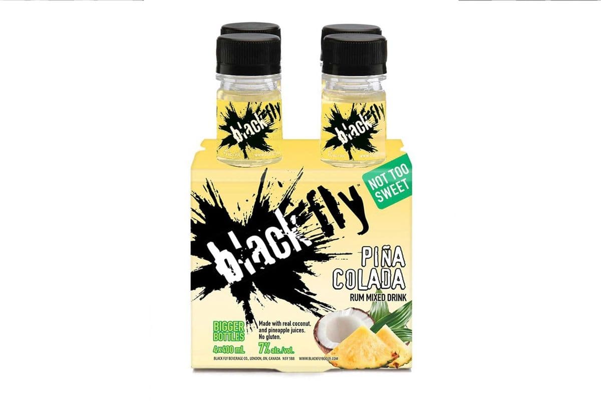 Black Fly Rum Pina Colada (4 x 400 ml Bottles)