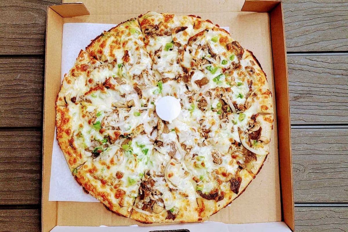 14" Single BBQ Steak Specialty Pizza