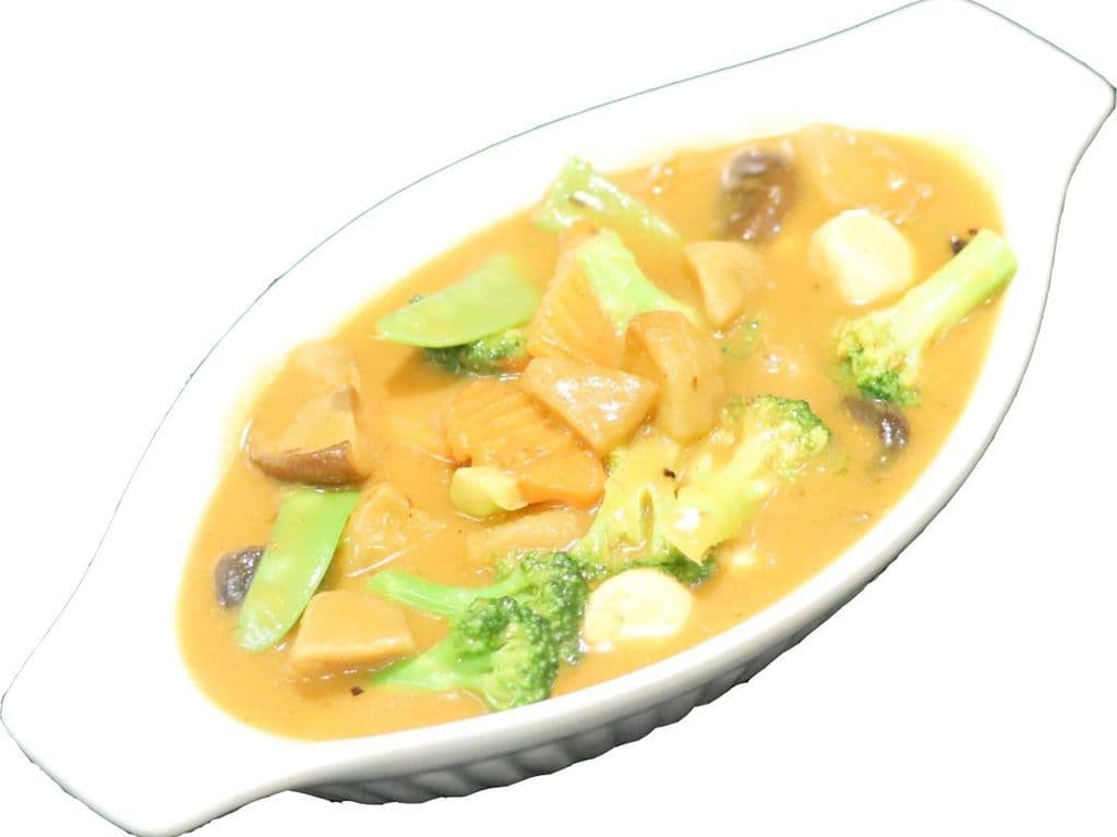 E42 Vegetable Curry with Mushrooms什錦咖哩