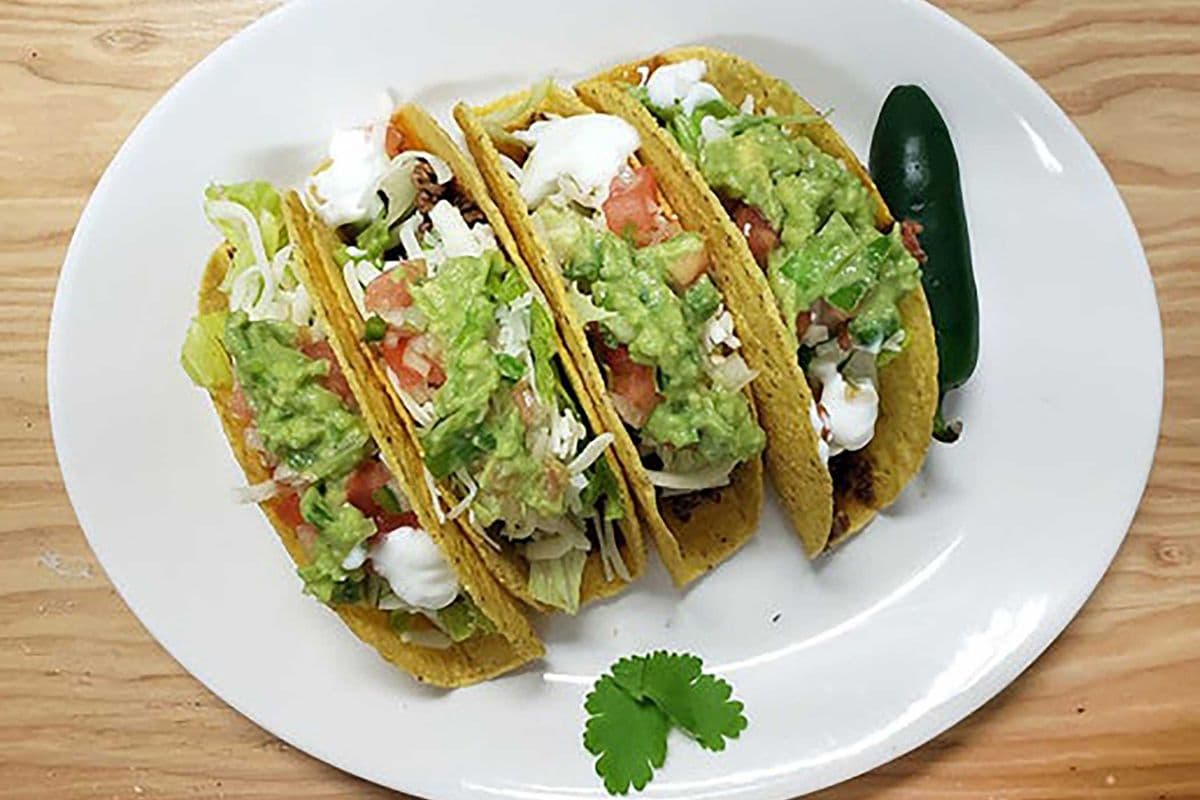 * Veggie Crispy Tacos