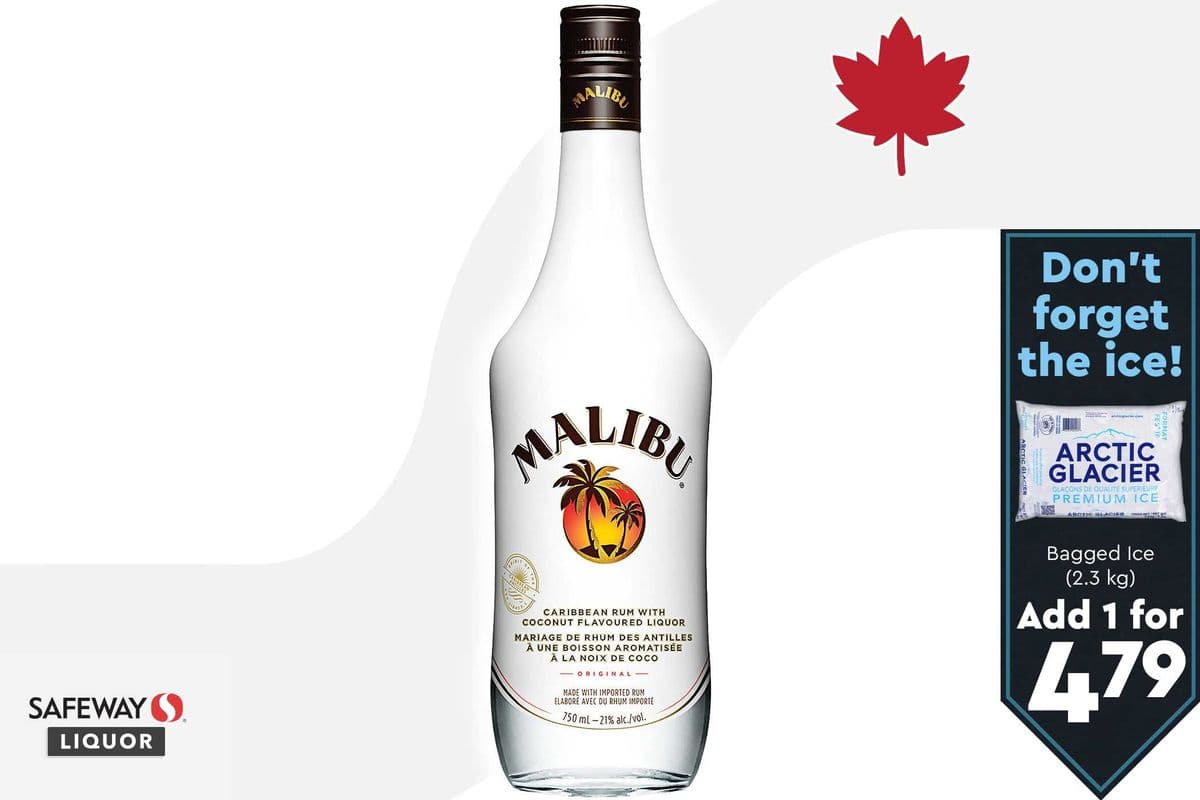Malibu Coconut Rum (1 x 750 ml)