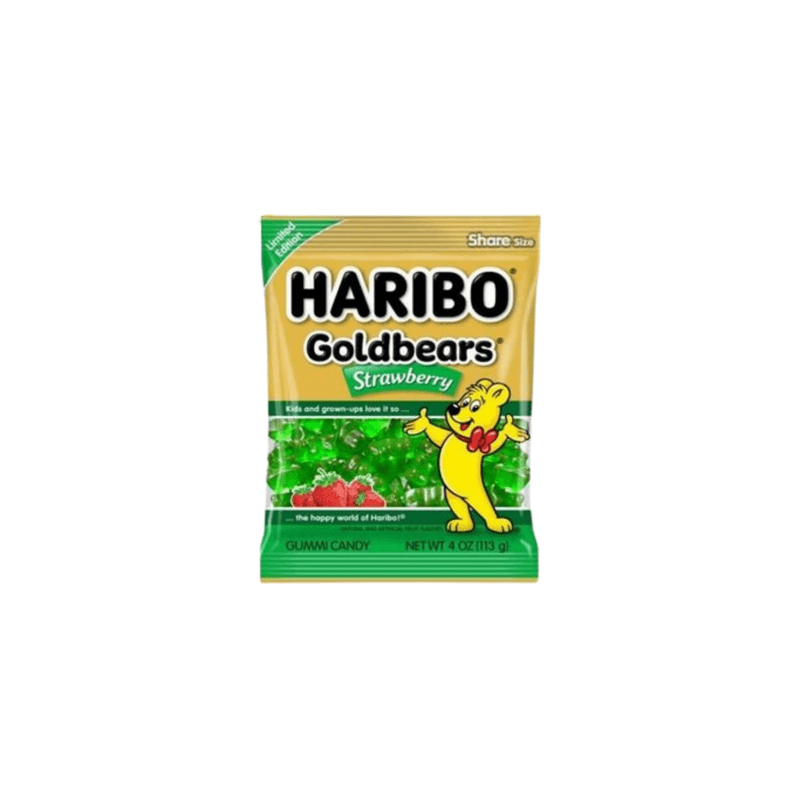 Gold Bears Strawberry Haribo - USA (4oz)