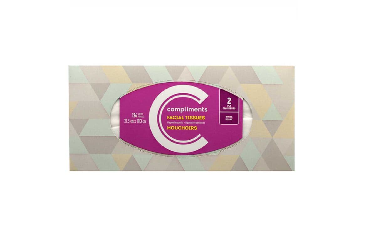 Compliments 2-ply Facial Tissue 126 sheets