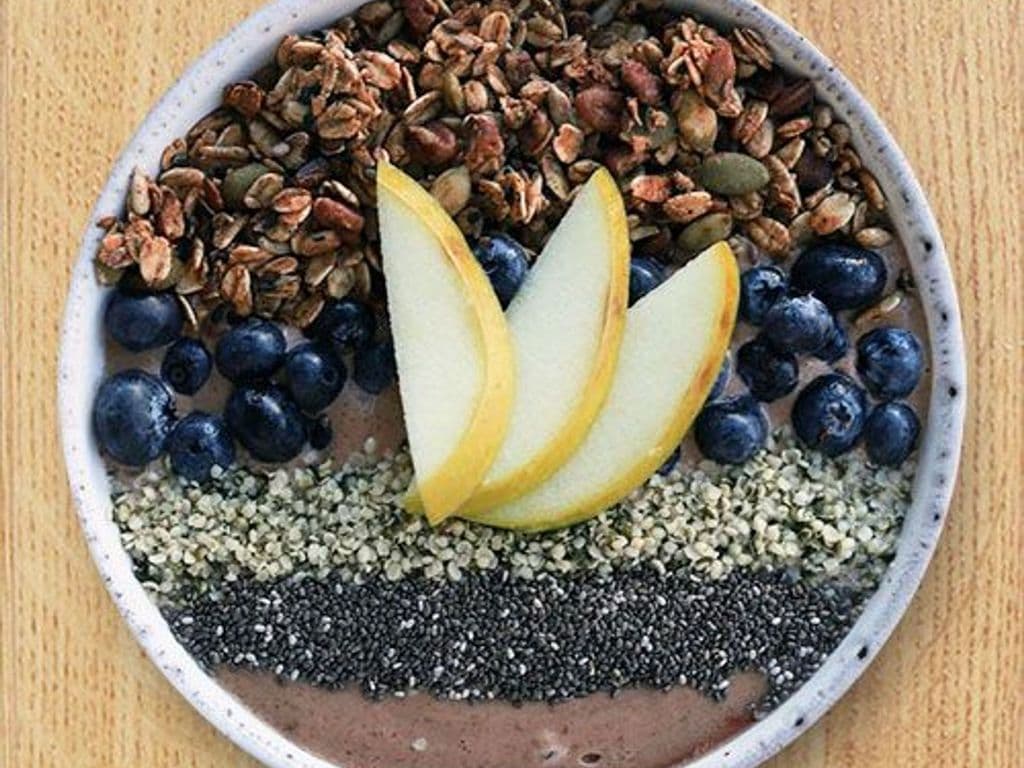 Almond Chocolate Bowl (29g protein, 35g fibre)