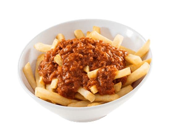 Frites sauce spaghetti / Fries with spaghetti sauce