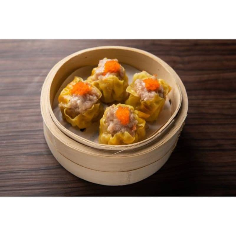 4. Pork and Shrimp Dumplings with Caviar "Siu Mai" (4 pcs)