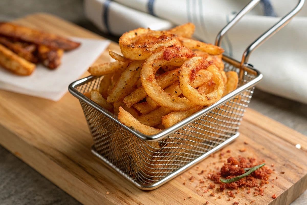 Crispy Spicy Curly Fries / Frites épicée  Bouclées Croustillantes