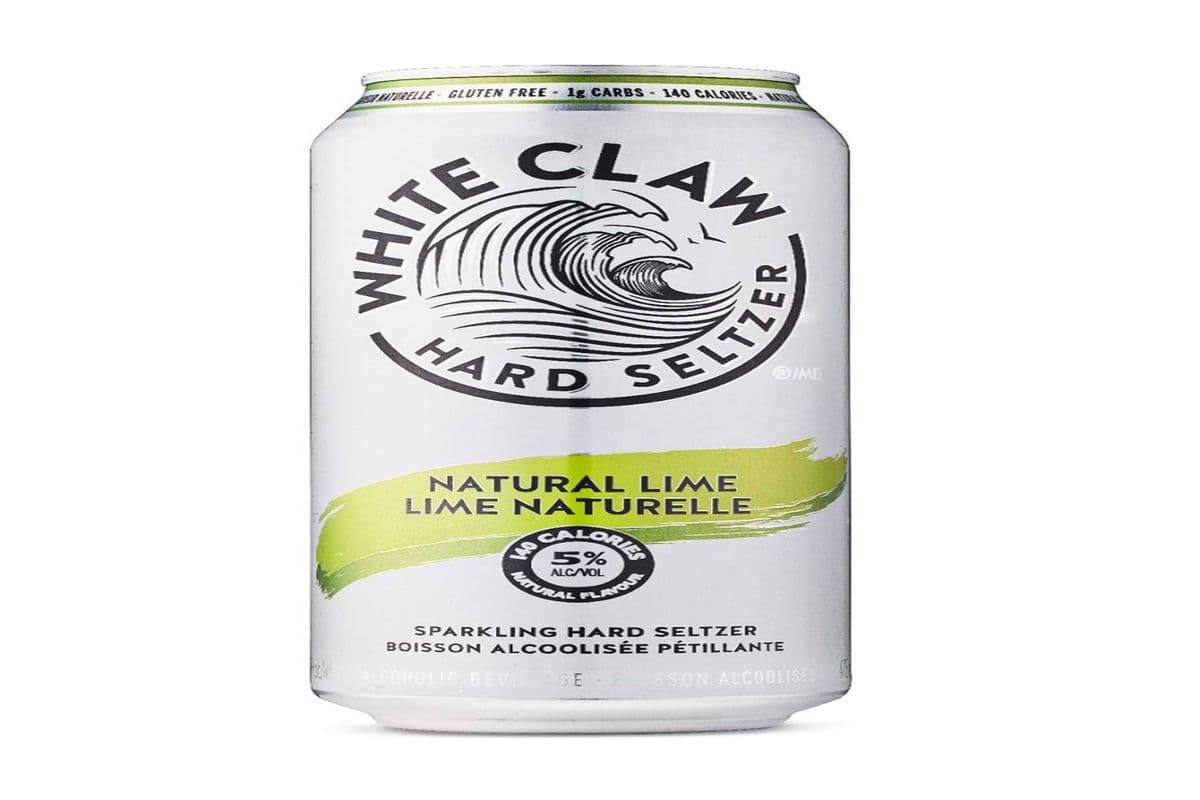WHITE CLAW NATURAL LIME HARD SELZER (1 x 473 ML)