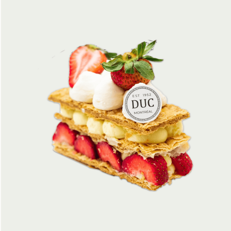 Mille-feuille fraise / Strawberry mille-feuille