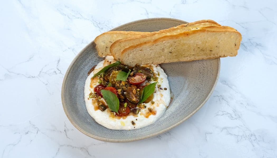 Whipped Burrata Caprese