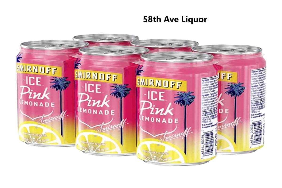 SMIRNOFF ICE PINK LEMONADE 6 CANS (1 x 355ML)