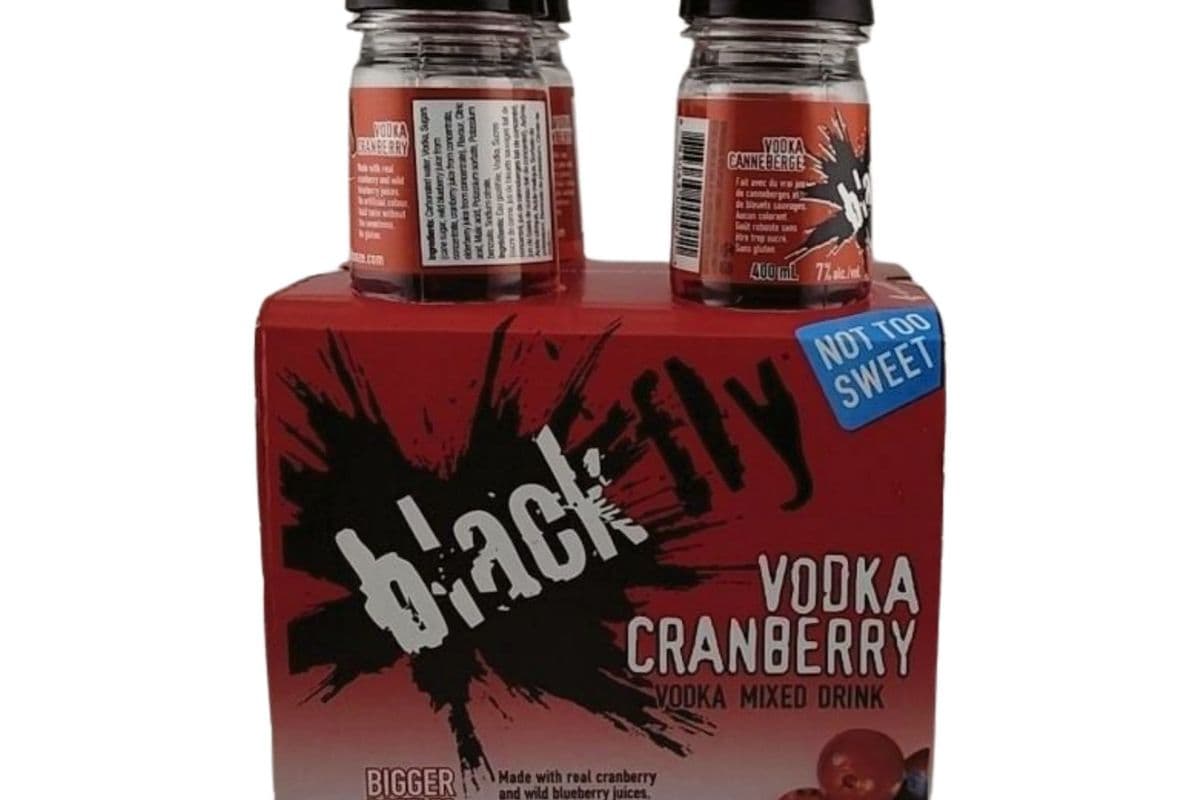 BLACK FLY VODKA CRANBERRY 4PK 7% (4 x 4x400.00 ML)