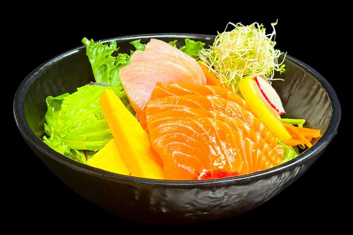 Tuna Salmon Donburi (7pcs)