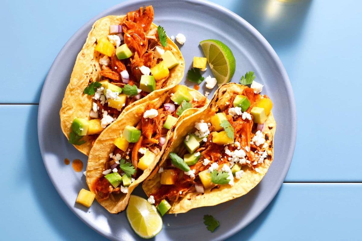 3 Al Pastor pork Tacos