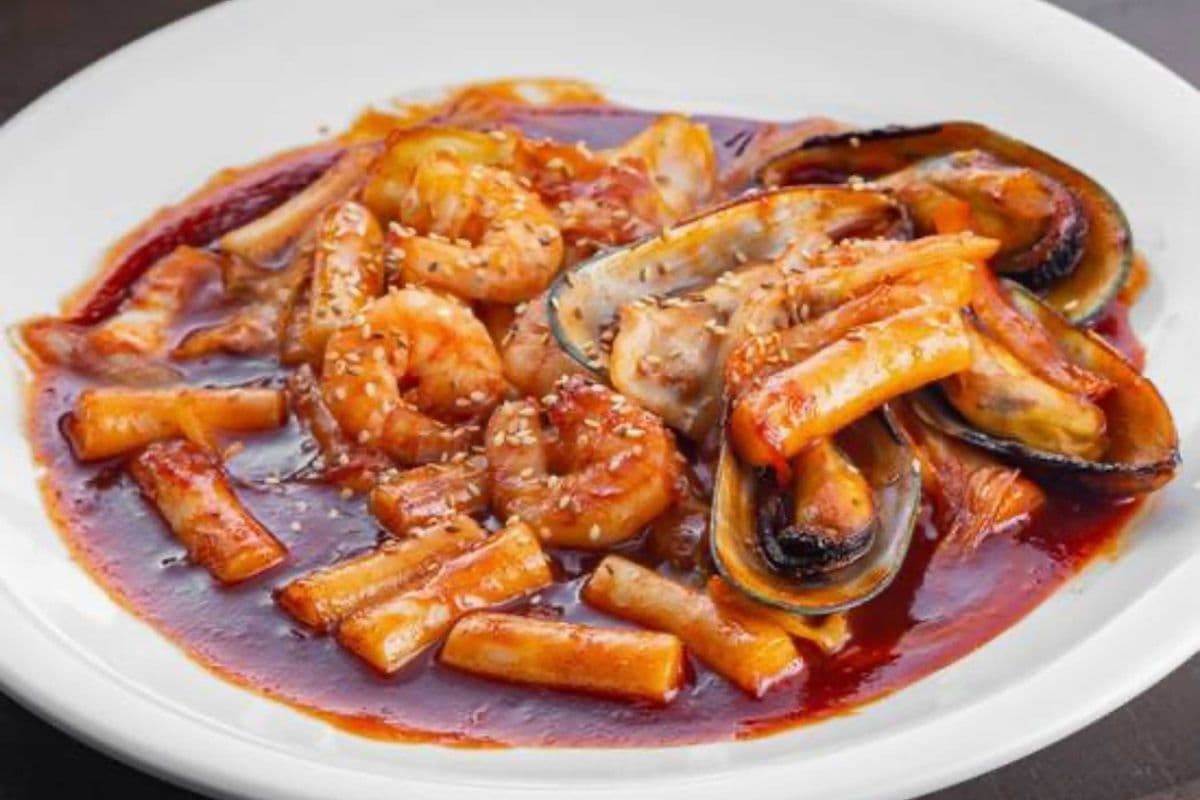 Seafood Rice Cake