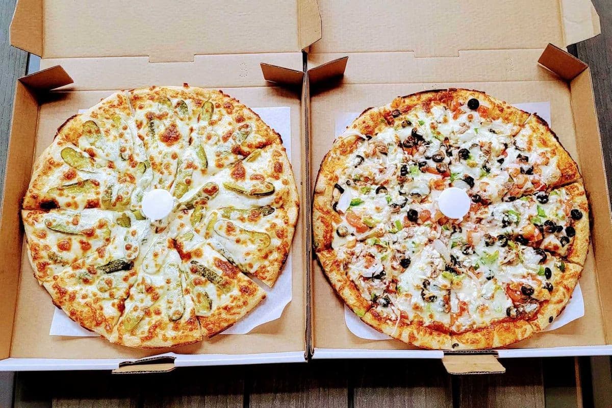 14" Vegetarian Two-for-One Pizza