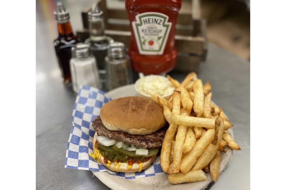 Single Burger Platter