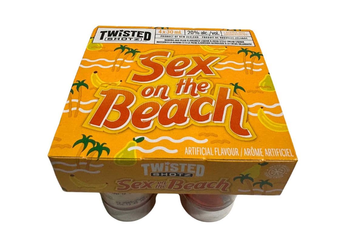 TWISTED SHOTZ SEX ON THE BEACH (4 x 30ml)
