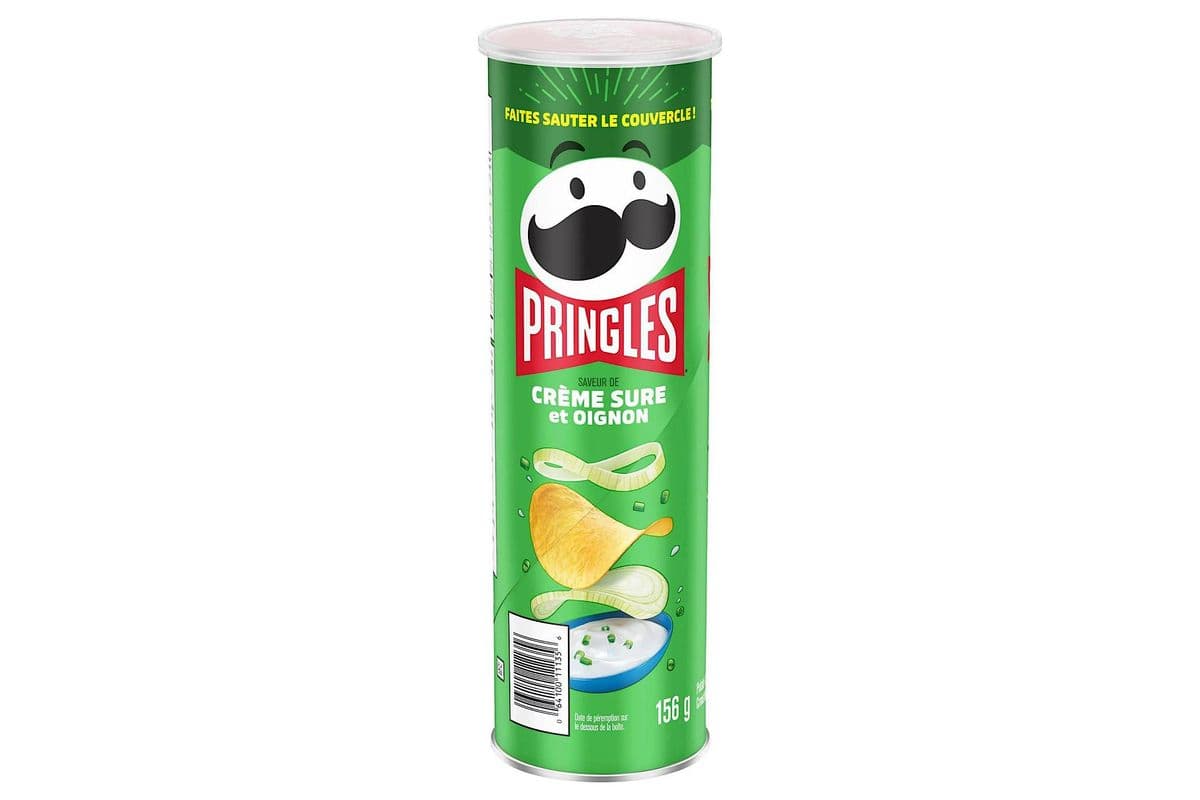 Pringles - Crème Sure et Oignon / Sour Cream & Onion (156 g)