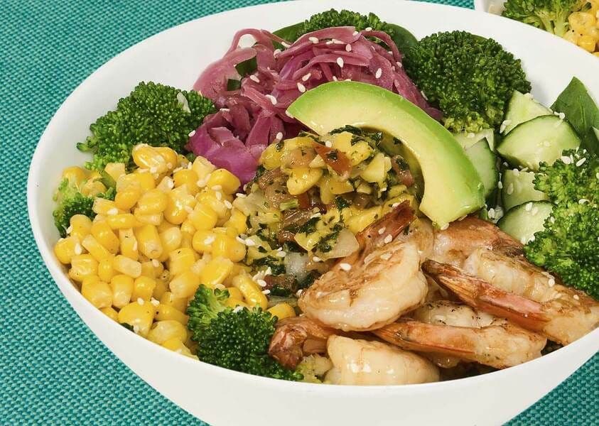 TROPICAL SHRIMP BOWL