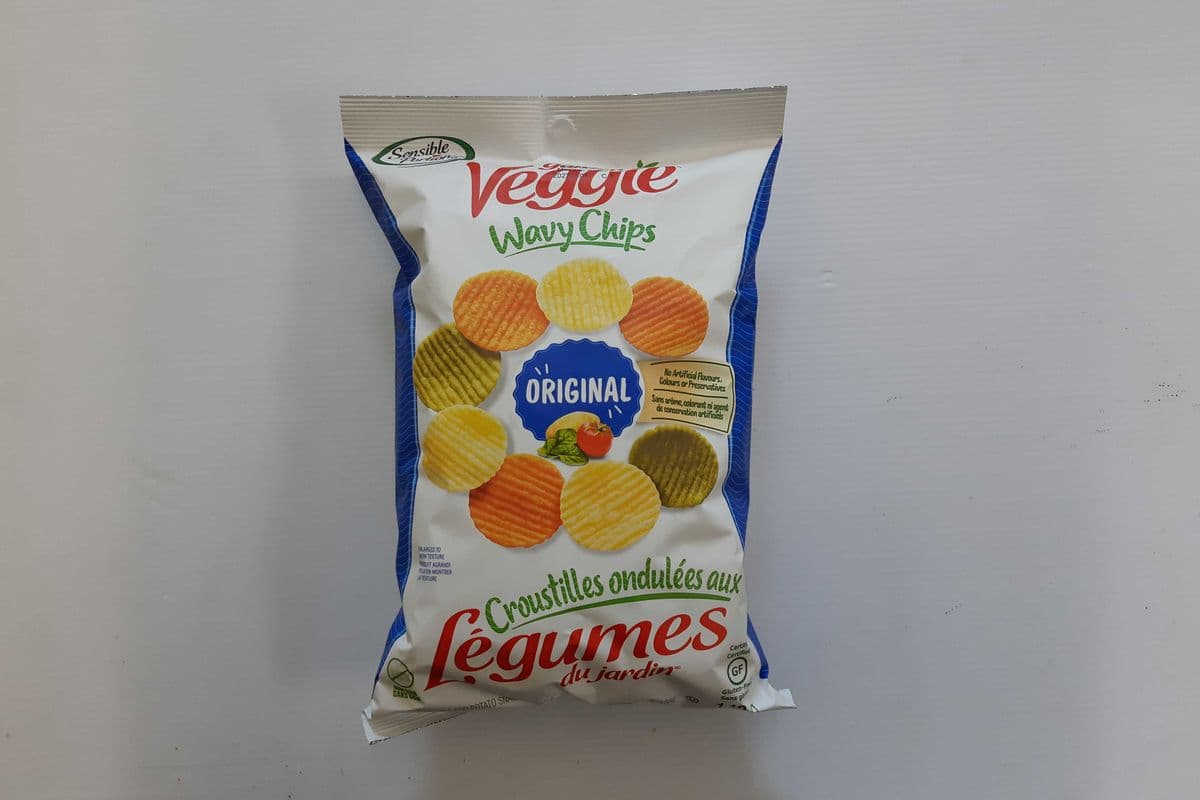 Garden Vaggie Wavy Chips Original 142 g