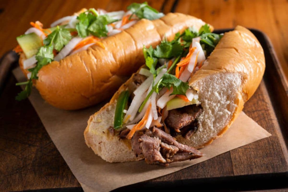 Grilled Lemongrass Pork Sandwich