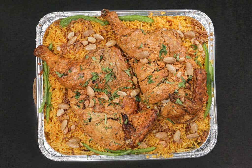 Grilled Chicken Mandi (Small Tray) (Regular serving for 2)