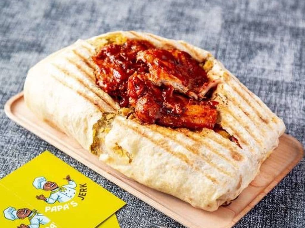 Barbecue Chicken Roti