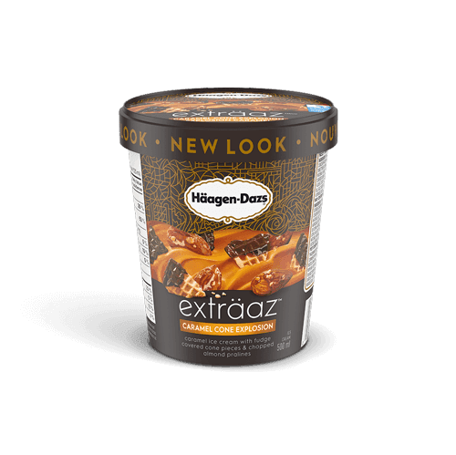 Haagen-Dazs Caramel Cone Explosion Extraaz (500 ml)