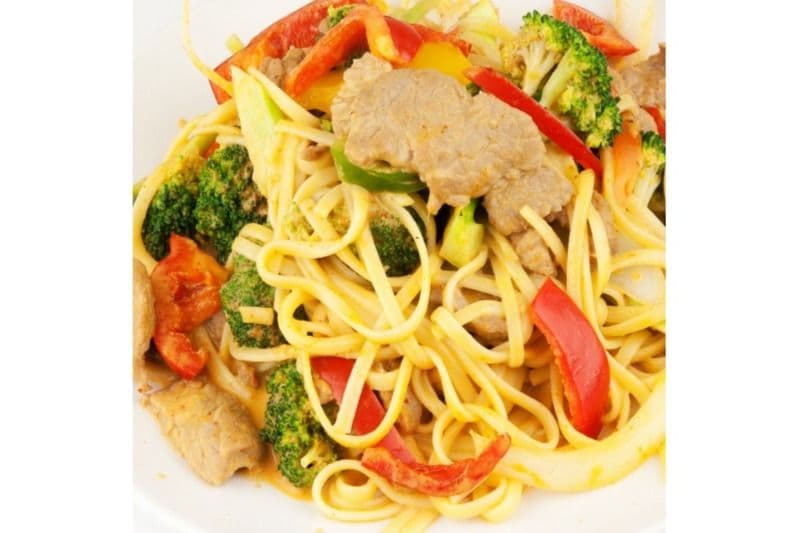 Mango Curry Pasta