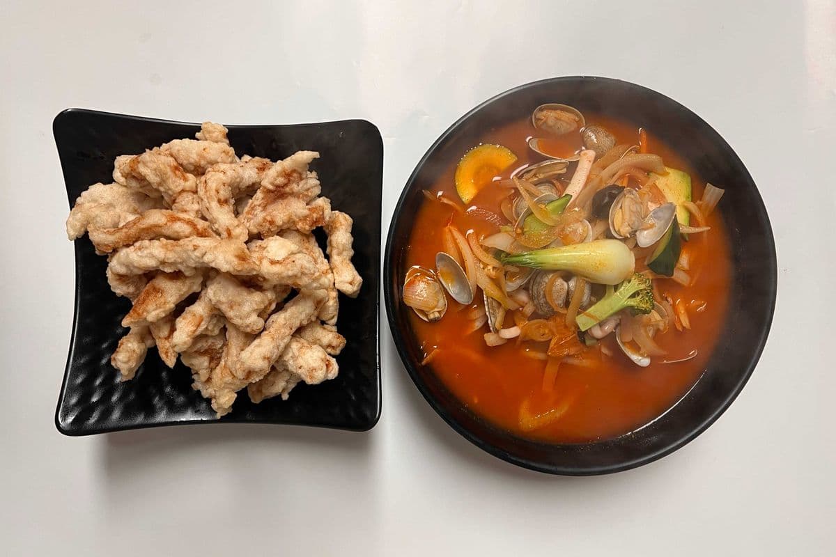 Tangsuyuk (Medium) + Clam Jjamppong