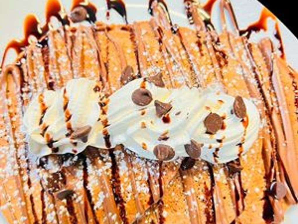Double chocolate Nutella pancake