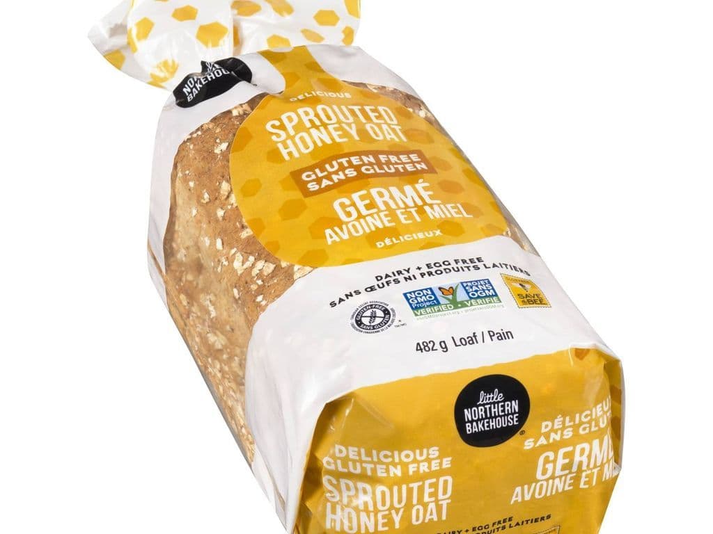 LITTLE NORTHERN BAKEHOUSE SPROUTED HONEY OAT GF BREAD 482G