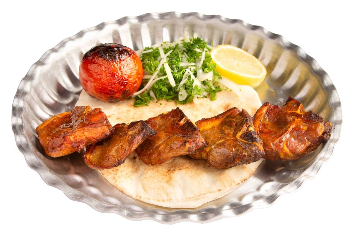 Lamb Chops Kebab Skewer