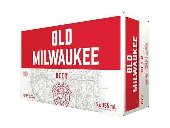 Old Milwaukee 15can, 355mL domestic (4.9% ABV)