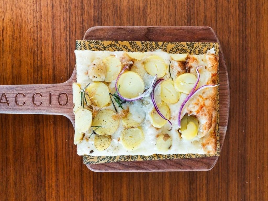 Patate e Gorgonzola Slice