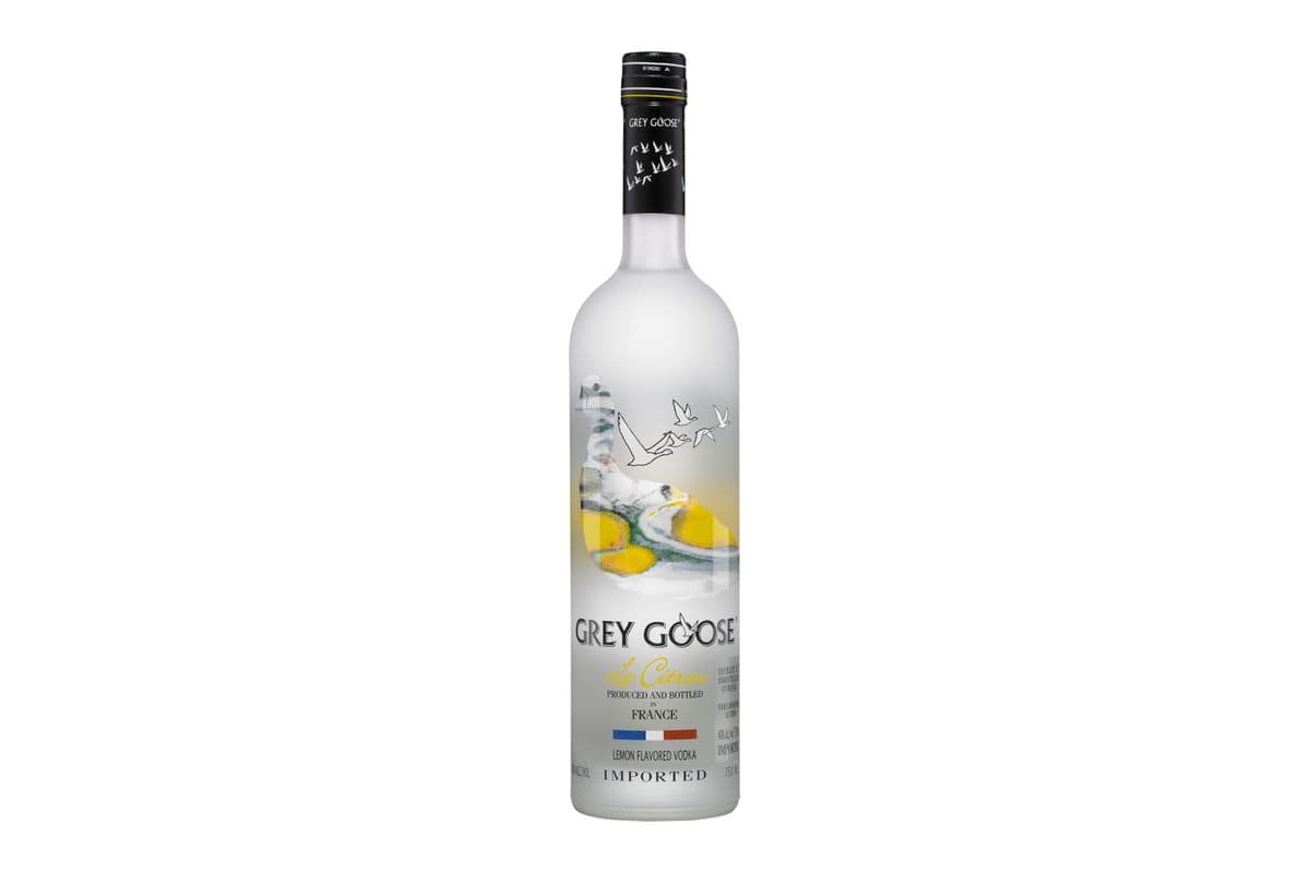Grey Goose Citron Vodka (750 ml Bottle) (1 x 750ml)