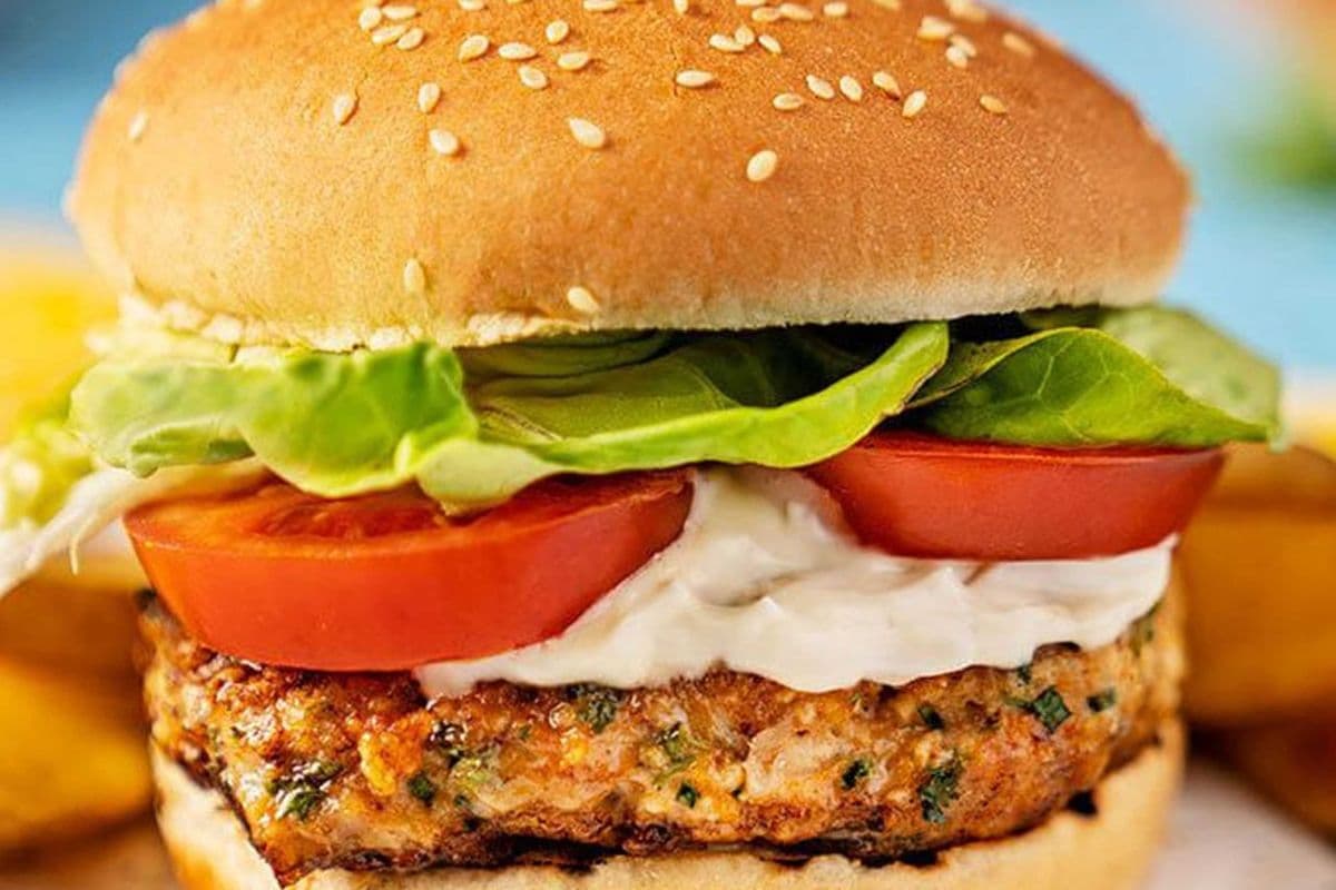 Chicken Burger Platter