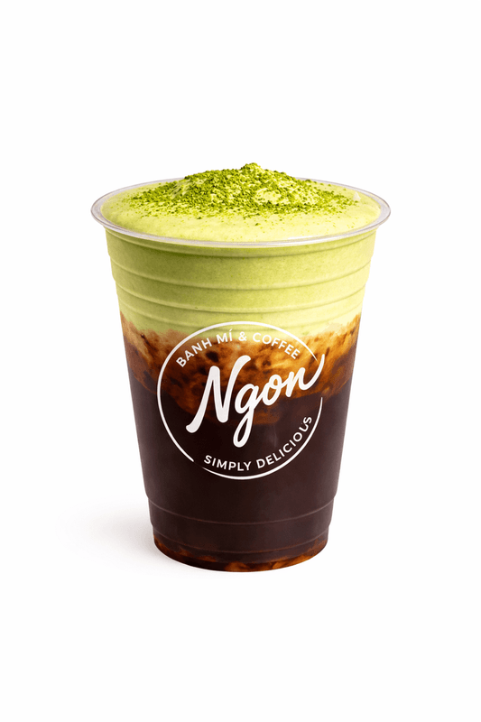 Salted Matcha Cream Coffee