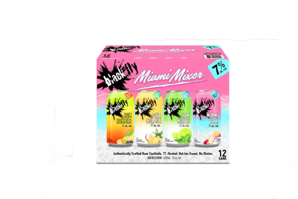 Black Fly Miami Mix Pack (12 x 355 ml can)