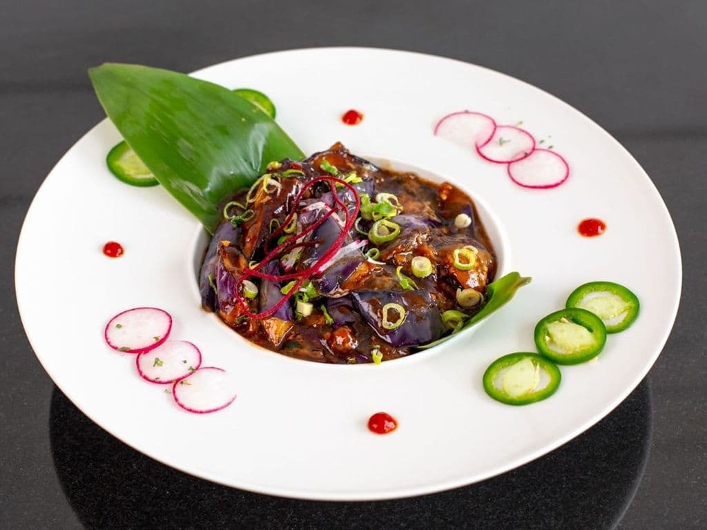 Sauteed Eggplant with Garlic 