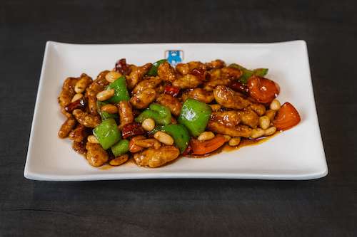 Kung Pao (Chicken/Beef) w/ Chili Peppers & Peanuts (Spicy) (Peanut) / 宮保(雞丁/牛肉)(辣)(花生)