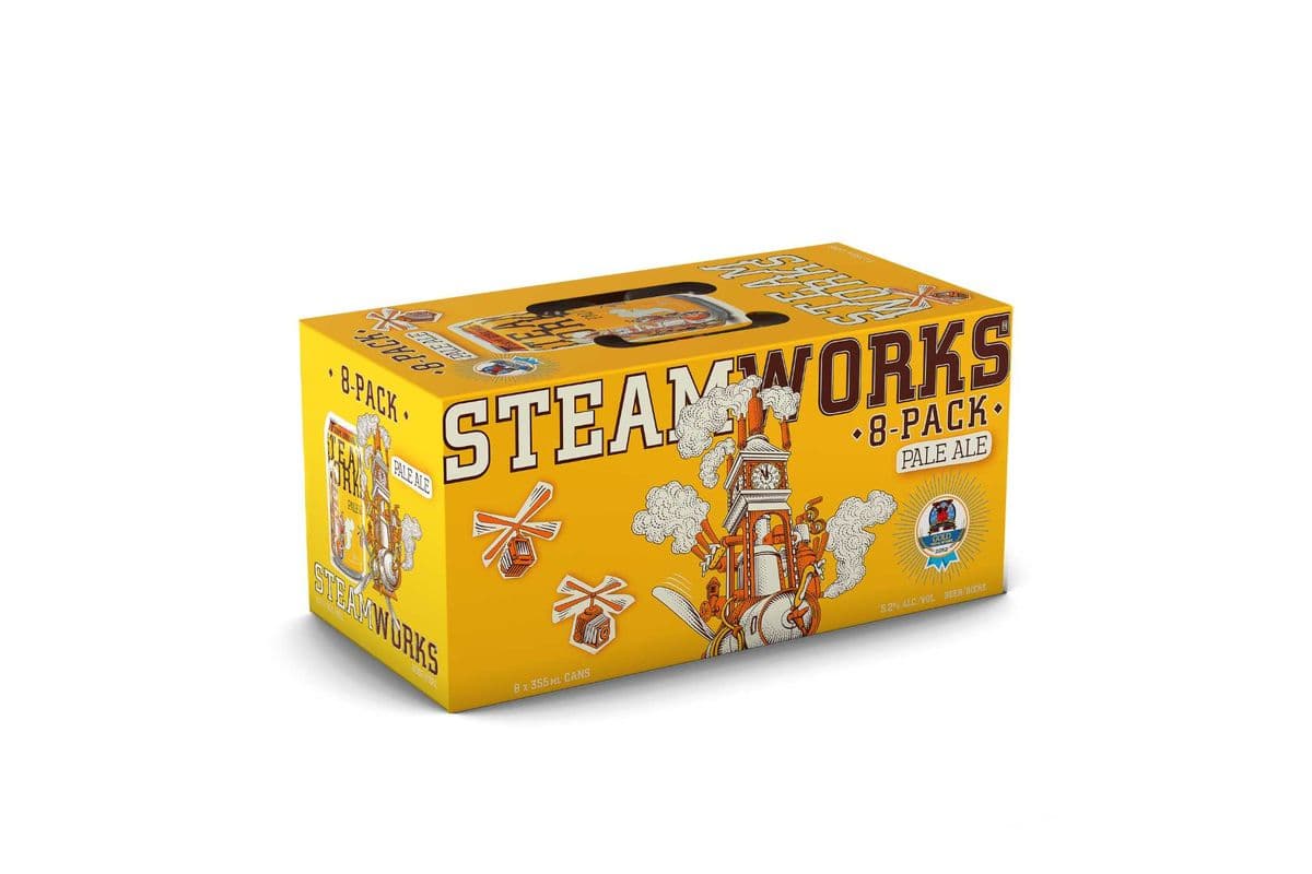 Steamworks Pale Ale (8 x 355 ml Cans)