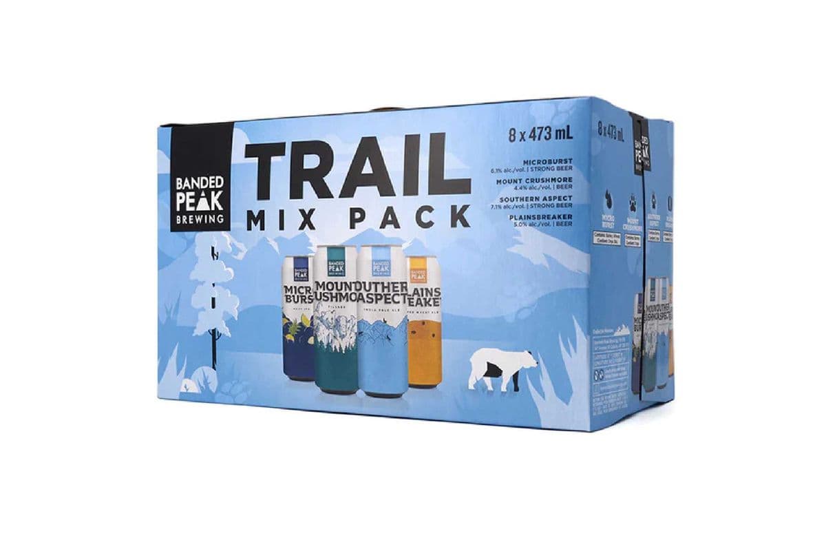 Banded Peak Trail Mix (8 Pack Cans) (8 x 473 ml Cans)